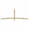 Ekena Millwork Bellingham Rough Sawn Timber Gable Bracket, Douglas Fir, 108"W x 40"H x 4"D x 4"F, 9/12 Pitch GBW108X40X0404BEL00RDF - alternate 1
